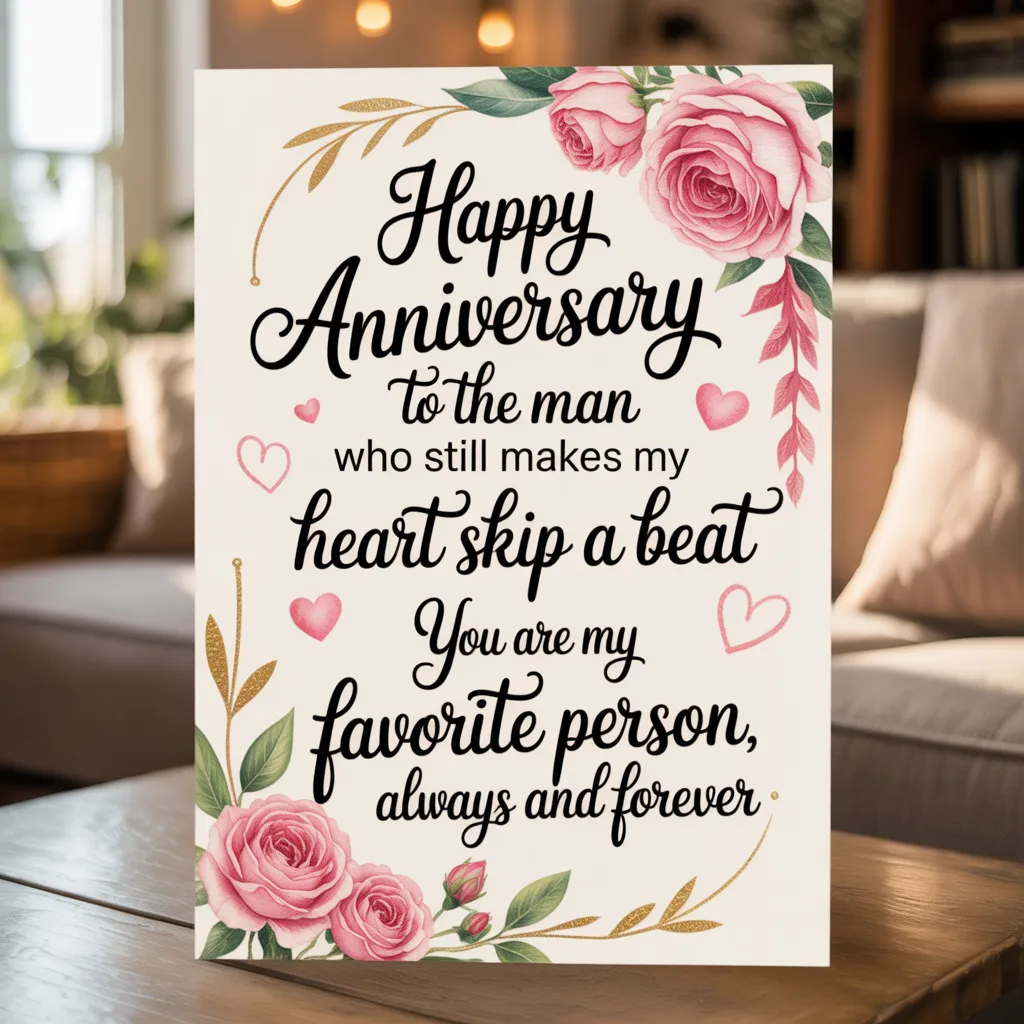 Romantic Anniversary Wishes for Husband