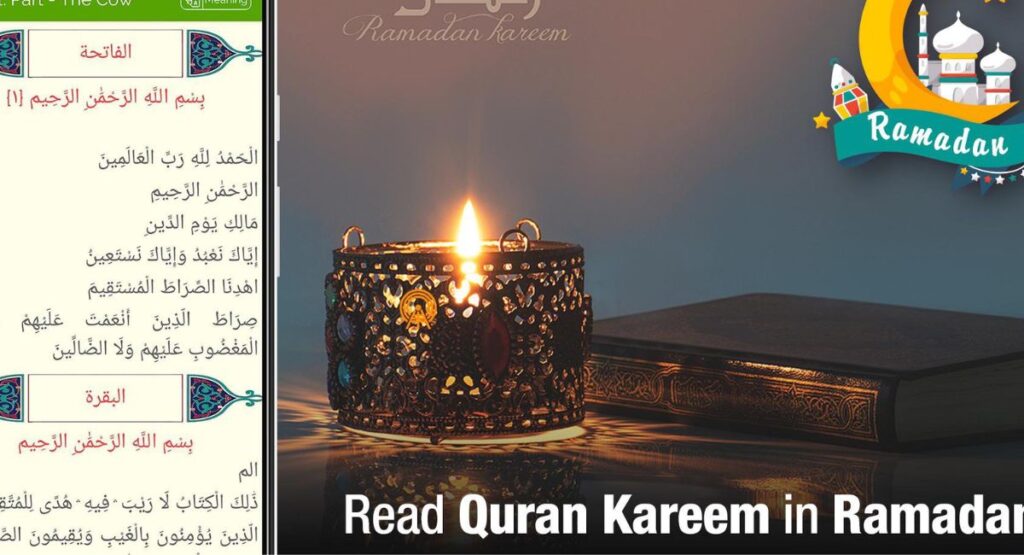 Muslim family enjoying Iftar together and sharing Ramzan Mubarak wishes