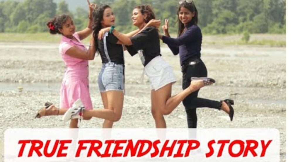 Emotional engagement moment between best friends filled with happiness, love, heartfelt wishes, smiles, elegant decorations, and unforgettable friendship memories celebrating a special bond.