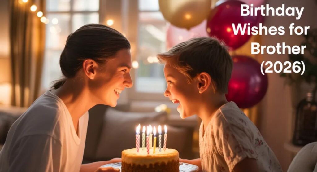 Best loving birthday wishes for brother with happy celebration