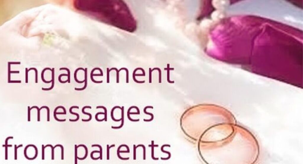 A beautiful family engagement moment filled with smiles, love, blessings, and heartfelt emotions shared between parents, son, daughter, and loved ones.