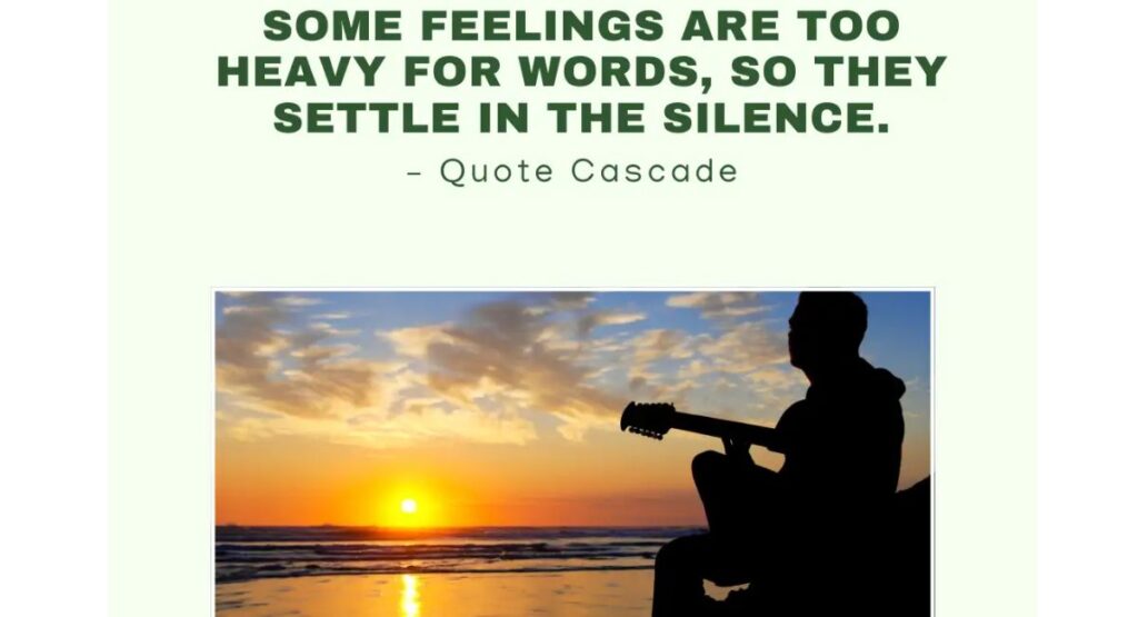 A calm and emotional scene expressing silent feelings and unspoken emotions through a peaceful and thoughtful atmosphere.